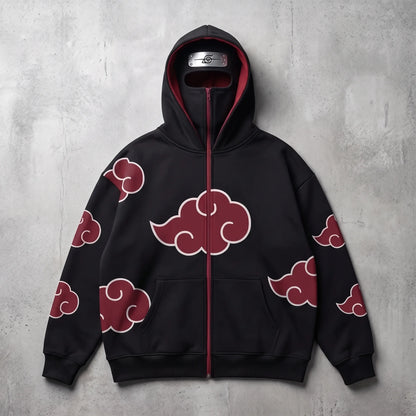 AkatsukiZipUp Mask Hoodie