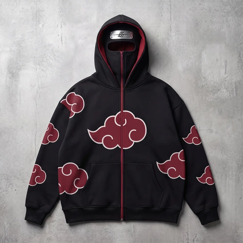 AkatsukiZipUp Mask Hoodie