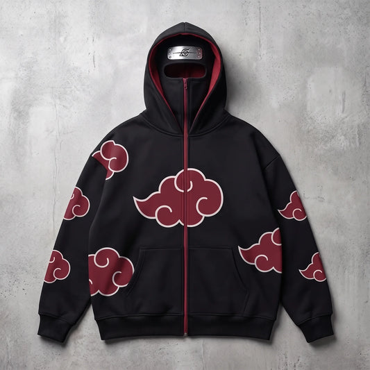 AkatsukiZipUp Mask Hoodie